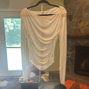 FREE PEOPLE, !!! Elegant White top!